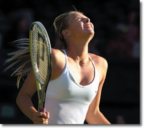 Maria Sharapova wins Wimbledon 2004